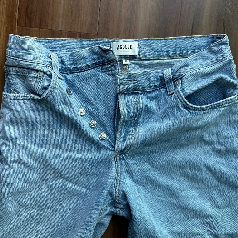 AGOLDE Criss Cross Upsized Jean in Suburbia